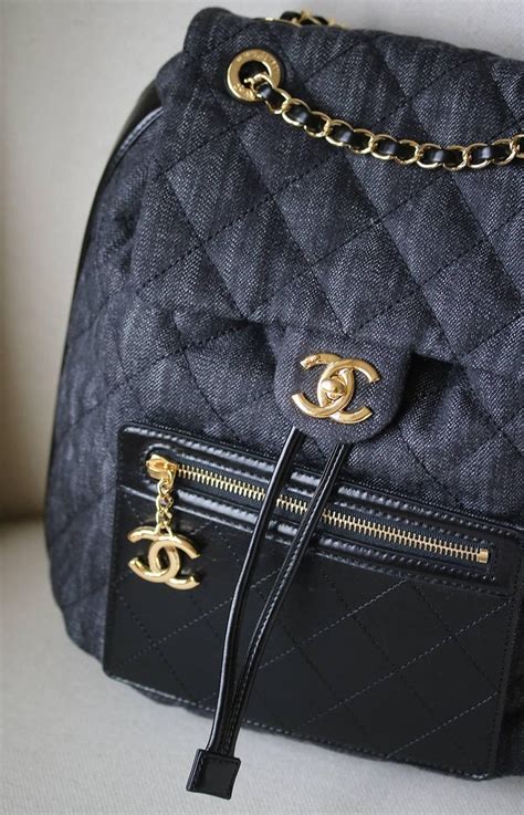 chanel quilted backpack replica